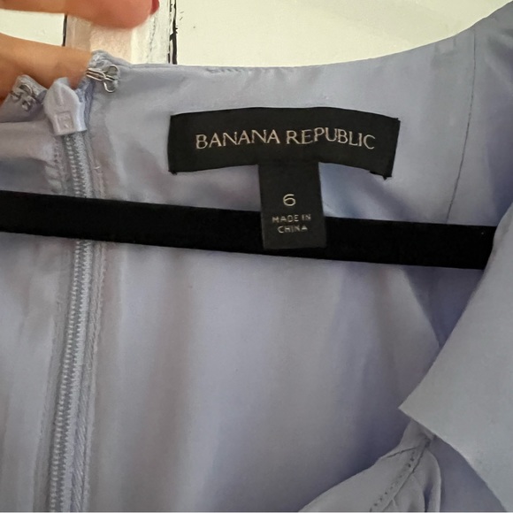 Banana Republic Powder Blue Ruffle Dress - Picture 5 of 8